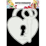 Dutch Doobadoo Card Art Key to my heart 2 stuks 
