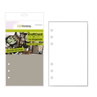 CraftEmotions - karton kraft Ringband lichtbruin 12 vel 