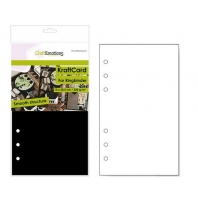 CraftEmotions - karton kraft Ringband zwart 12 vel 