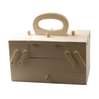 Vaessen Creative â€¢ Wooden Sewing Box 26X15cm