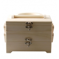 Vaessen Creative â€¢ Wooden Chest 20X13.5X14.5Cm