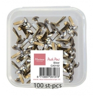 Marianne Design Decoratie Push Pins - Zilver