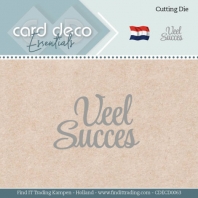 Card Deco Essentials Die - Veel succes