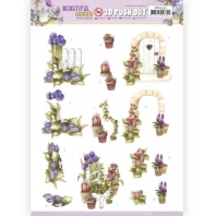 3D Push Out - Precious Marieke - Beautiful Garden - Allium