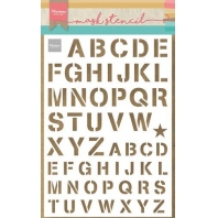 Marianne Design Craft Stencil Leger alfabet