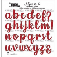 Crealies Alfies no 5 kleine letters