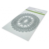 CraftEmotions Die - frame lang ovaal Cristal shine