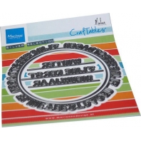 Marianne Design Craftable Fijne Feestdagen - cirkel By Marleen