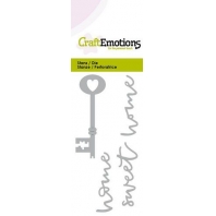 CraftEmotions Die - Key new home 2
