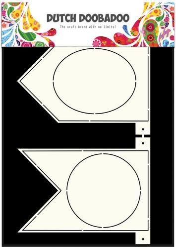 Card Art Stencil Banner Vlaggetjes A4