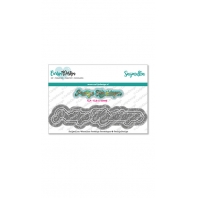 CarlijnDesign Stempels Snijmallen Monoline Prettige Kerstdagen