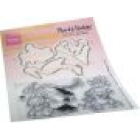 Marianne Design Clear Stamp & Die Set Eline's Ooievaar en baby