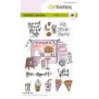 CraftEmotions clearstamps A6 - Foodtruck