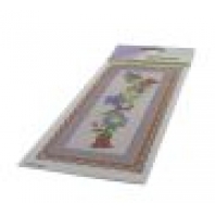 CraftEmotions Die - Slimline scalop XL open - Spring Flowers