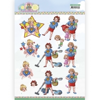 Yvonne Creations - Sweetheart - 3D knipvel  - Super Girl