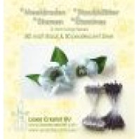 Le Crea - Meeldraden 2mm Â±80 mat black & 80 parel zilver