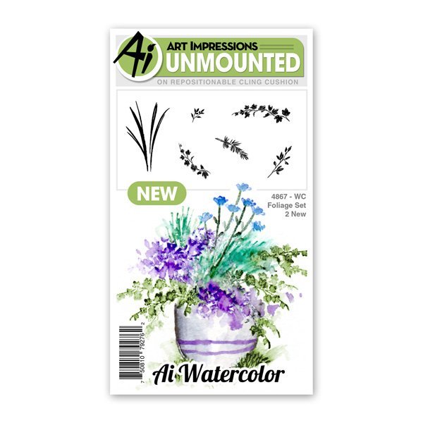 Art Impressions WC Foliage Set 2 4867