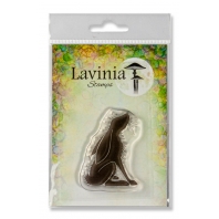 Lavinia - Our sitting hare, Lupin, in silhouette.  