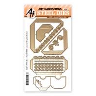 Art Impressions - Journal Pocket  Die Set - 5589