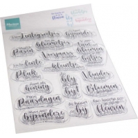 Marianne Design Clear Stamp Lente groetjes
