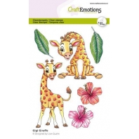 CraftEmotions clearstamps A6 - Gigi Giraffe