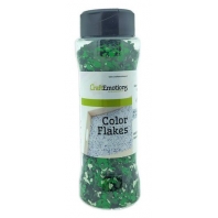 CraftEmotions Color Flakes - Graniet Groen Zwart