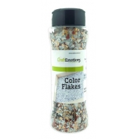 CraftEmotions Color Flakes - Graniet Grijs Terra