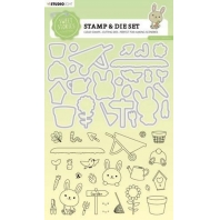 Studio Light Stamp & Cutting Die  Sweet Stories nr 55