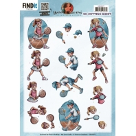 Yvonne Creations - 3D knipvel - Racket games 