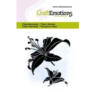 CraftEmotions clearstamps 6x7cm - Lelie