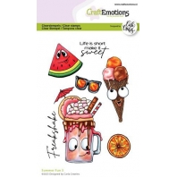 CraftEmotions clearstamps A6. - Summer Fun 3