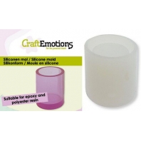 CraftEmotions Siliconen mal bakje - Cilinder