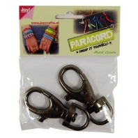 JoyCrafts Metalen Sluitingen musketon antiek - 2 stuks