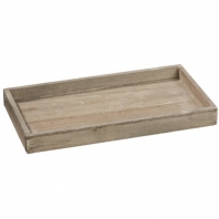 HobbyFun Holztablett Basic grijs/bruin 30x16x3cm