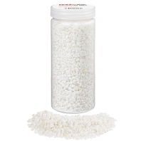 HobbyFun Deko-Steine ca 500 grams - weiss