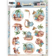 Yvonne Creations - Summer Vibes - 3D Push Out - Beach