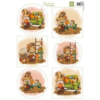 Marianne Design - Decoupage Gnomes - Pompoenen