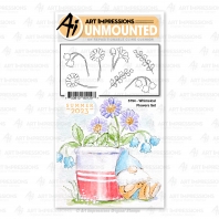 Art Impressions - Whimsical Flowers Set - 5794