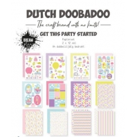 Dutch Doobadoo Papierset Get this Party Started