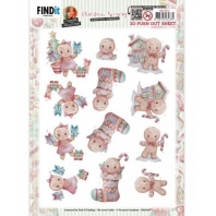 Yvonne Creations -  Christmas Scenery - Push Out - Gingerbread 