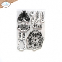 Elisabeth Craft Designs - Art Journal - Clearstamp - Back in Time 304