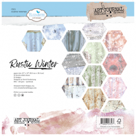 Elisabeth Craft Designs - Art Journal - Rustic Winter - Paperpad 30,5x30,5cm