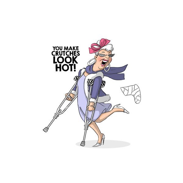 Art Impressions - Crutches Set 4865