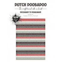 Dutch Doobadoo Dutch Sticker Art A5 December to remember