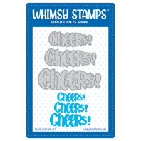Whimsy Stamps -  Cheers! Die Set 