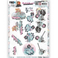 Yvonne Creations - Back to the fifties - 3D Push Out - Drive Inn