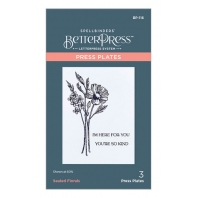 Spellbinders Betterpress Press Plates Sealed Florals