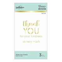 Spellbinders Thank You Combo Hot Foil Plate