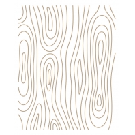 Spellbinders Woodgrain Background Glimmer Hot Foil Plate