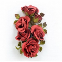 Little Birdie - Paper Flowers - Marva Poppies and Roses